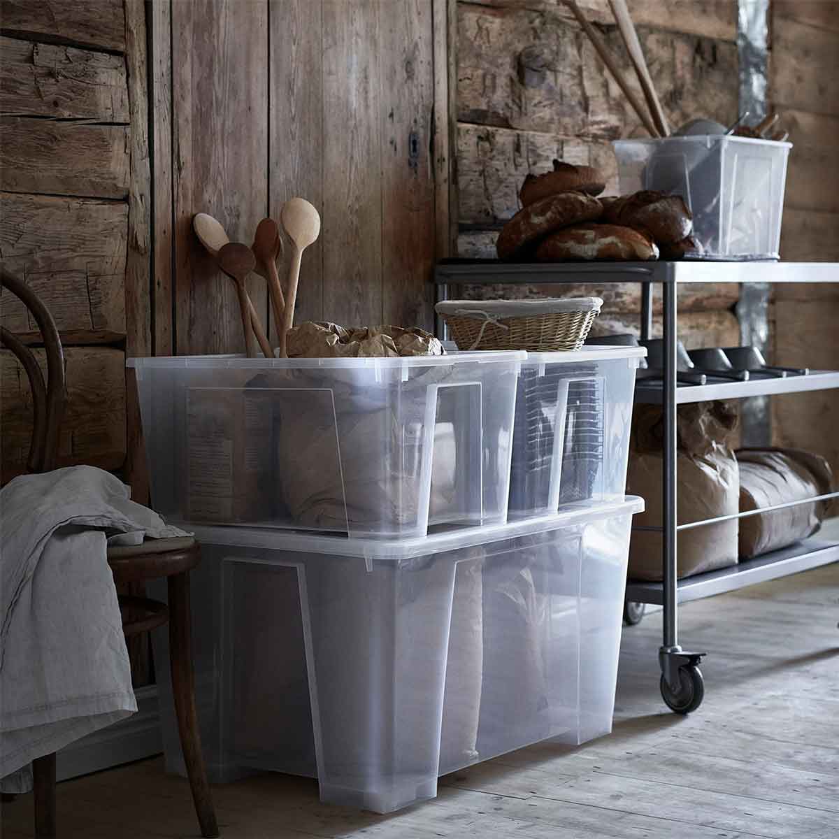 جعبه نظم دهنده ایکیا مدل IKEA SAMLA سایز 28×39×57 سانتی متر